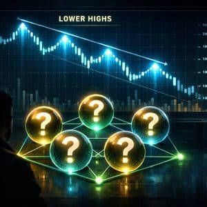 Lower Highs Continue to Form, Top Coins Traders Add for Diversification