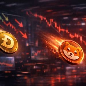 DOGE and SHIB Lose Momentum as Risk Appetite Fades Across Crypto Market