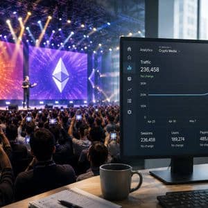 Outset Data Pulse Shows Crypto Conference Traffic Gains Often Land in the 4–5% Range, Far Below the Hype