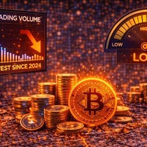 Bitcoin Futures Trading Volume Falls to Lowest Monthly Level Since 2024