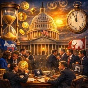 Odds Of Crypto Market Structure Bill Passing This Year Fall To 40% On Polymarket