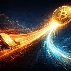 Bitcoin-Gold Correlation Plunges To -0.88, Lowest Since 2022