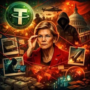 Senator Warren Launches New Probe Targeting Tether And Commerce Secretary Lutnick