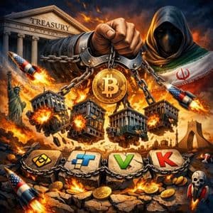 US Treasury Cracks Down On Crypto Ties To Iran: 4 Exchanges Receive New Sanctions