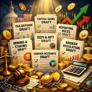 House Committee Unveils 7 Crypto Tax Drafts—A Major Overhaul Of How Digital Assets Are Taxed