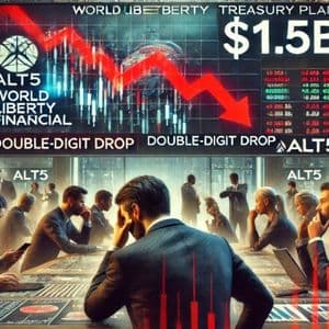 ALT5’s $1.5B World Liberty Financial Treasury Plan Sparks Double-Digit Share Decline