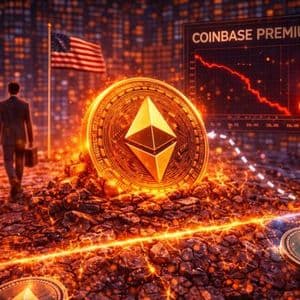 US Institutions Step Back From Ethereum: Coinbase Premium Flashes Caution