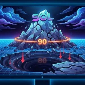 Solana (SOL) Breakdown Accelerates At $90, $80 Suddenly Looks Vulnerable