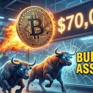 Bitcoin Price Explodes Higher, $70K Level Faces Fresh Bullish Assault
