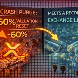 Post-Crash Purge: XRP’s 60% Valuation Reset Meets a Record Low in Exchange Liquidity