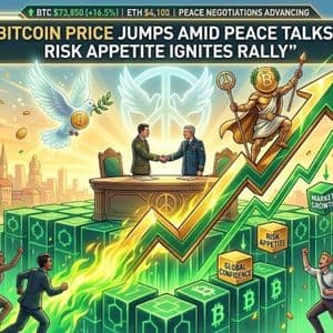 Bitcoin Price Jumps Amid Peace Talks, Risk Appetite Ignites Rally