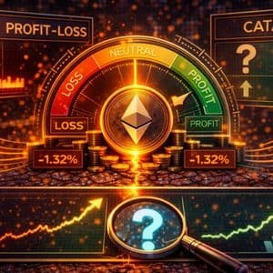 Ethereum Profit-Loss Indicator Is Hovering Just Below Neutral – The Market Waits for A Catalyst
