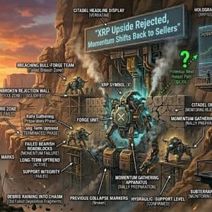 XRP Price Upside Rejected, Momentum Shifts Back to Sellers