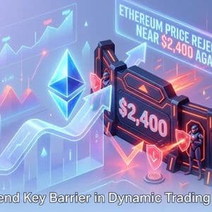 Ethereum Price Rejected Near $2,400 Again, Sellers Defend Key Barrier