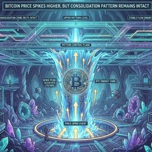 Bitcoin Price Spikes Higher, But Consolidation Pattern Remains Intact