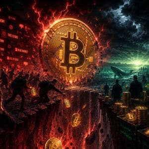 Bitcoin Fall Under $77,000 Triggers Spike In Social Media FUD