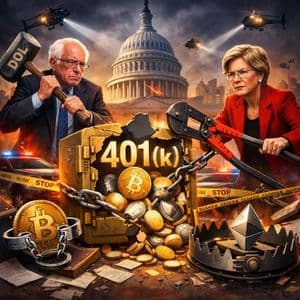 Crypto In 401(k)s: Senators Sanders, Warren Letter Warns $14 Trillion At Risk From DOL Proposal
