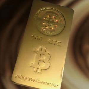 Early Bitcoin owner redeems 100 BTC from Casascius gold bar