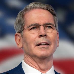 Scott Bessent said claims of a split between him and Donald Trump on the dollar are a false choice