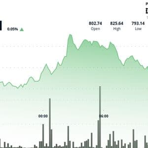BNB Swings 4% in 24 Hours, Testing $800 Resistance