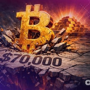 Bitcoin’s $70,000 Support Shatters as ‘Warsh Shock’ Triggers Massive Liquidity Exodus