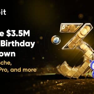 Toobit Celebrates 3rd Anniversary with $3.5 Million Prize Pool and Porsche Giveaway