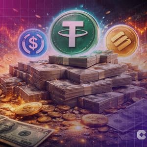 Stablecoin Crypto Supply Hits $315B in Q1 as USDC Gains, USDT Slips