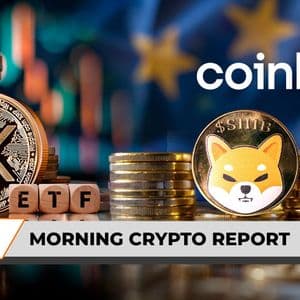 XRP Suffers $30.3 Million Blow From ETFs; Is Shiba Inu (SHIB) Now Available in Europe by Coinbase? Dogecoin (DOGE) Hints at 37% Breakout Chance - Morning Crypto...