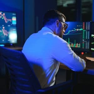 Bitcoin traders are tense...