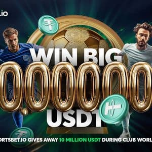 Win Big as Sportsbet.io Gives Away 10 Million USDT Club World Cup