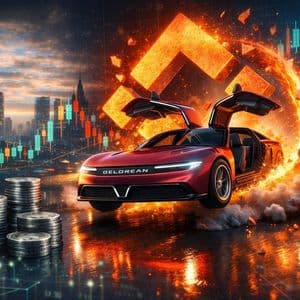 DeLorean $DMC Surges After Binance Perpetuals Removal as Community Reasserts Control