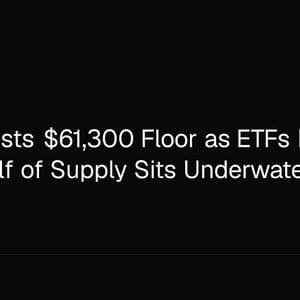 Bitcoin Tests $61,300 Floor as ETFs Bleed $4.4B, Half of Supply Sits Underwater