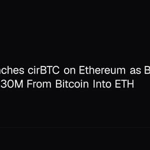 Circle Launches cirBTC on Ethereum as BlackRock Rotates $230M From Bitcoin Into ETH