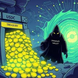 Shocking USDC Transfer: 500 Million Moves from Treasury to Unknown Wallet