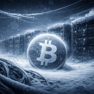 Bitcoin Hashrate Slides As Foundry USA Loses 200 EH/s In US Cold Snap