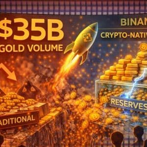 Binance Surpasses $35B In Gold Volume As Crypto-Native Traders Disrupt Traditional Commodity Desks