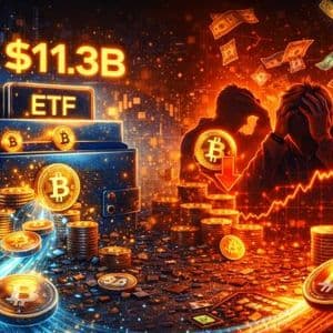 $11.3 Billion Flows Into Bitcoin ETFs In One Month While Retail Sells At A Loss – Details