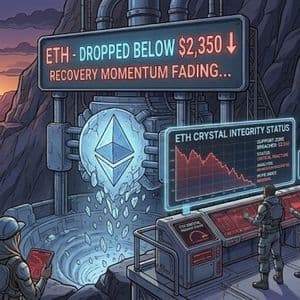 Ethereum Price Drops Below $2,350, Recovery Hopes Start To Fade