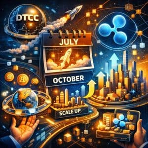 DTCC Tokenized Securities Roadmap: Pilot In July, Scale Up In October—With Big Names Like Ripple