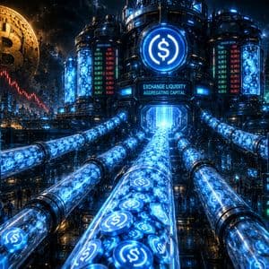 USDC Exchange Inflows Hit $350M—Traders Buying The Bitcoin Dip?