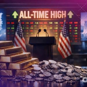 Gold, Silver Smash Records as Trump Sets Feb. 1 Tariffs Over Greenland Standoff
